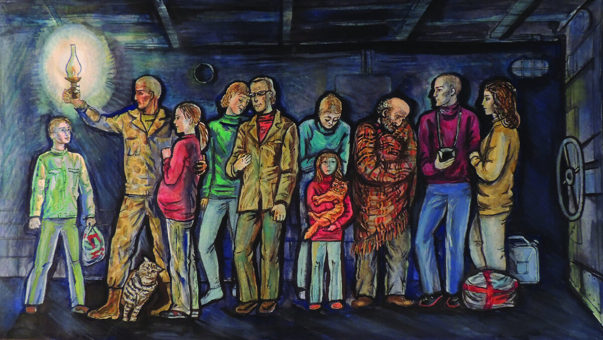 Иллюстрация к роману "Предпоследний Декамерон" художника Игоря Сафронова, публикуется с разрешения правообладателя