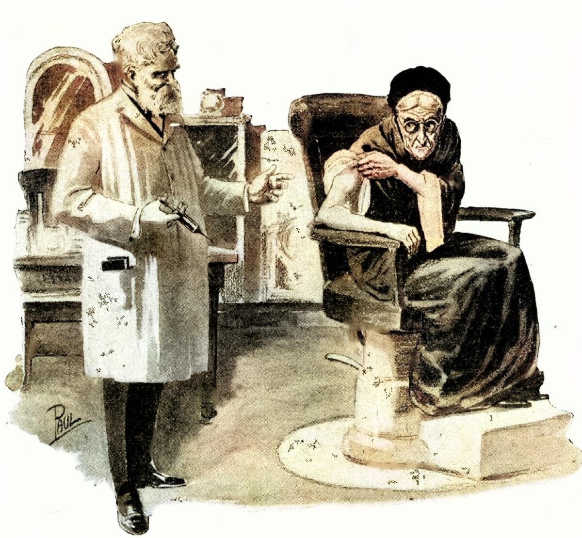 Доктор Хэкенсоу готовится к операции