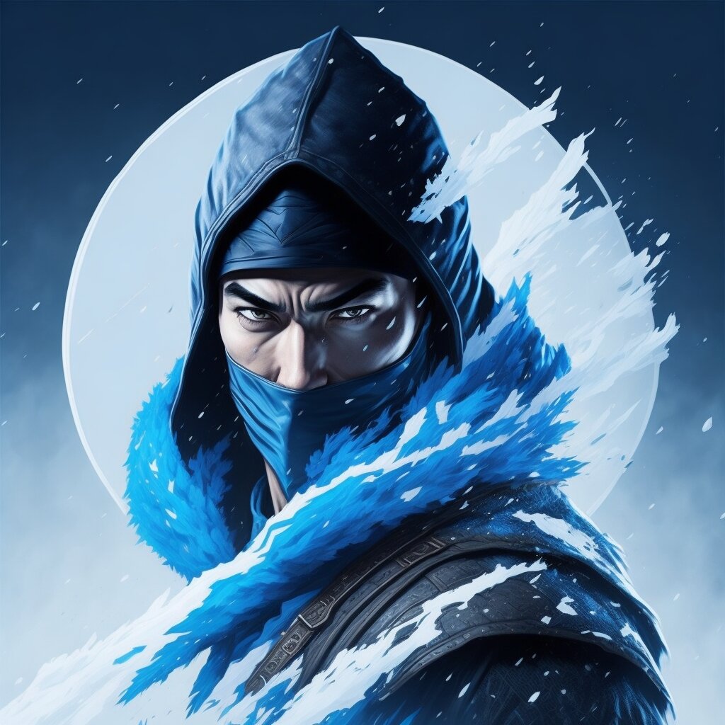 Вариации от leonardo.ai (Joe Taslim) - SUB-ZERO (MORTAL KOMBAT) | JD -  Творческий канал о разном. | Дзен