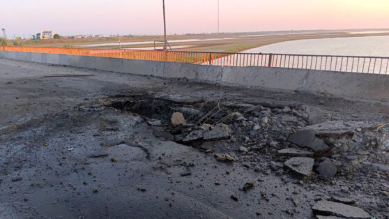    Мостовые переходы между Крымом и Херсонской областью восстановят за несколько дней Алина Городниченко