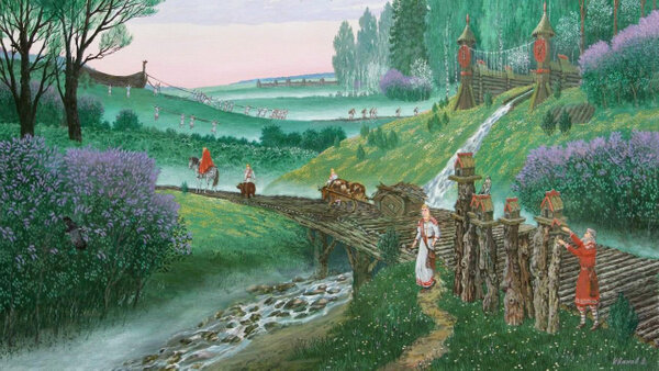 По данным этнографов, с карты России исчезло как минимум 13 народностей. Обложка © VK / Живописец Всеволод Иванов