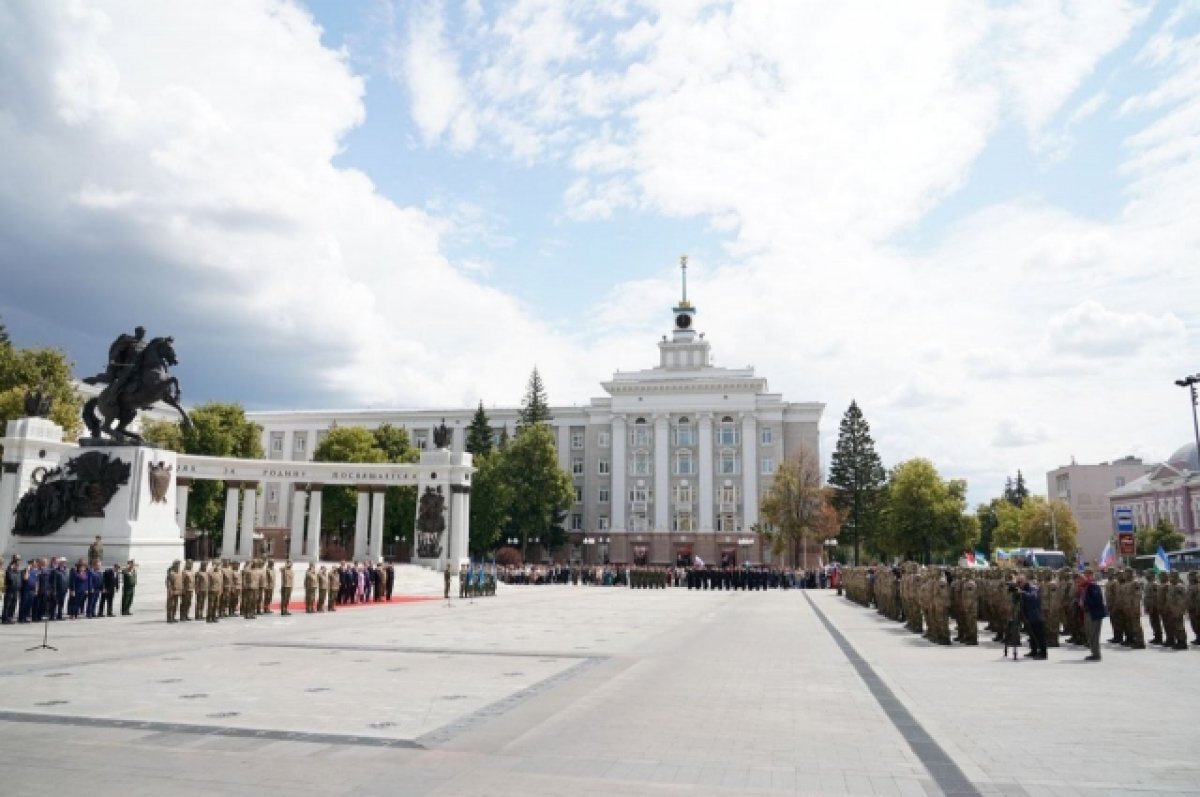    В Уфе на боевое слаживание отправили три именные роты полка «Башкортостан»