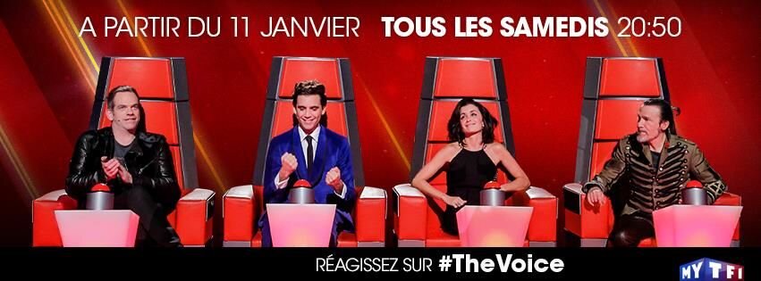 Самый лучший состав наставников в Голос. Франция. Фото из интернета 