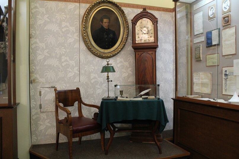 Уголок Н.И. Лобачевского в экспозиции Музея истории Казанского университета