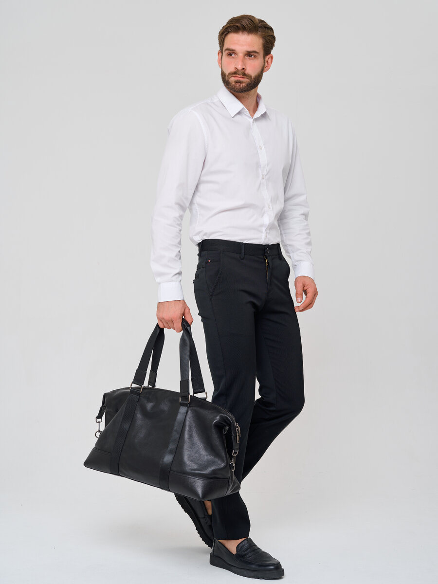 Дорожная сумка из натуральной кожи бренда Faustini