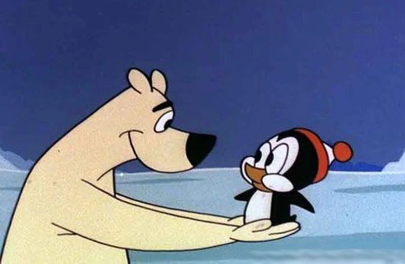 Кадр из мультфильма «Пингвин Чилли-Вилли». 