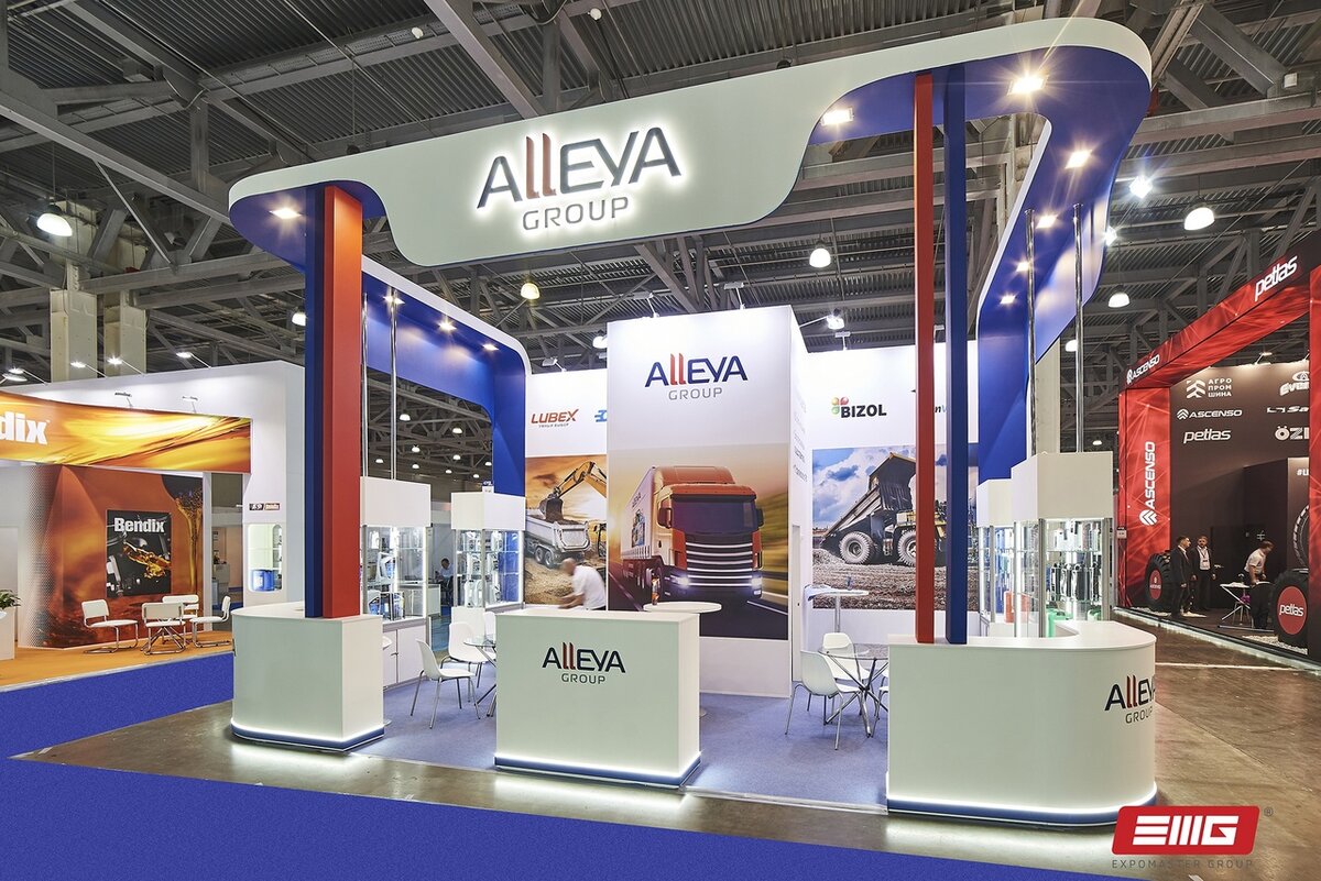 Эксклюзивный стенд для компании Alleya Group от EXPOMASTER GROUP