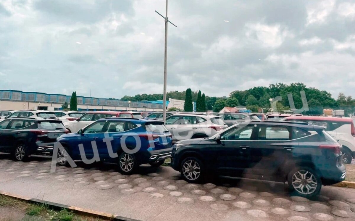     На территории «Автотора» скопилось несколько сотен автомобилей KIA, у которых нет ряда деталей
