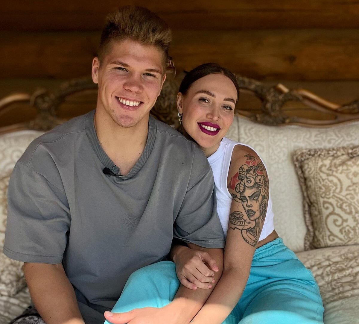 Илья Баженов и Лиза Полыгалова (фото из Telegram)