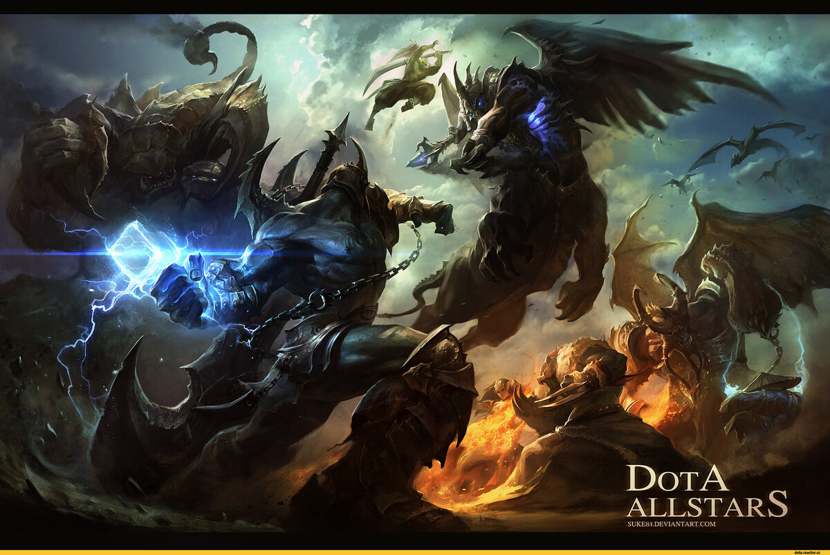 Когда выпустили игру под названием Dota 2