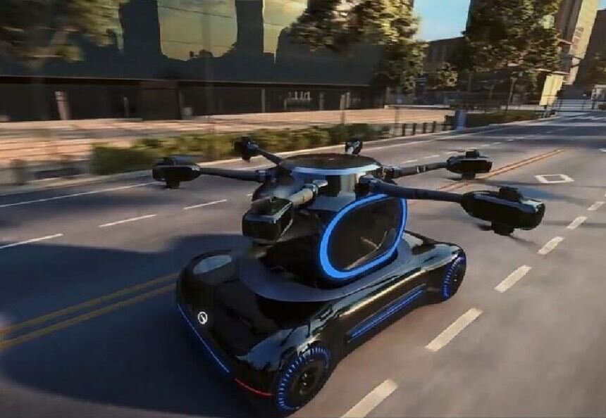 Канал - ИННОВАТОР - Революция в городской мобильности: летающая капсула вертикального взлета и посадки GOVE. 