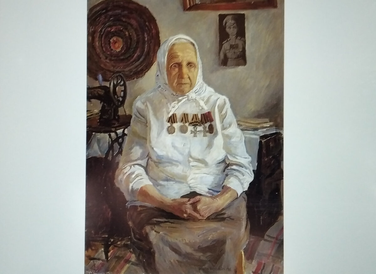 Портрет Пальшиной художника П.С.Семёнова