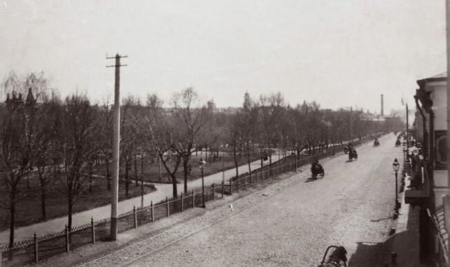Москва, Цветной бульвар. Фото конца XIX века. 