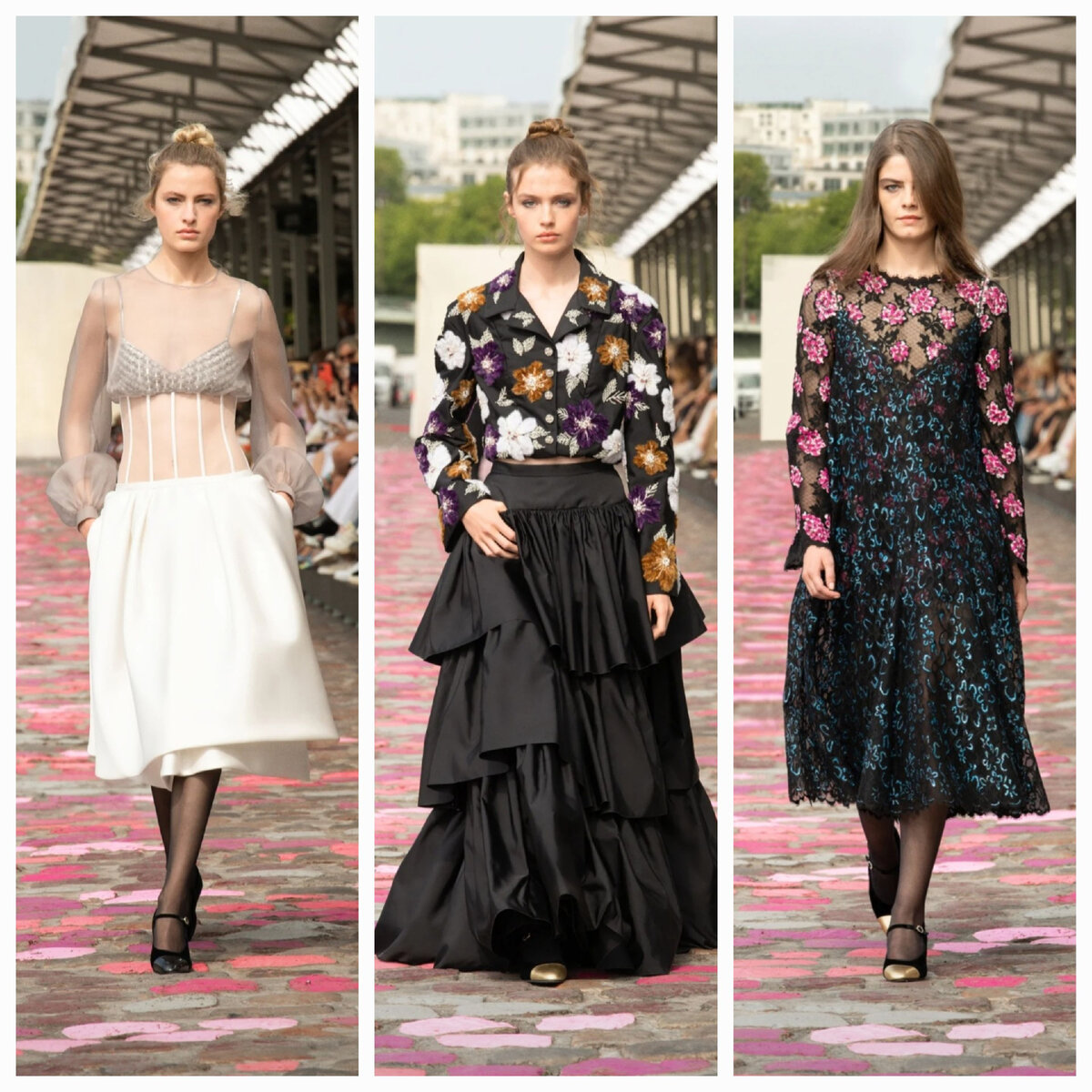 Коллекция Chanel Haute Couture Fall-Winter 2023/24. Материал для коллажа  Chanel.