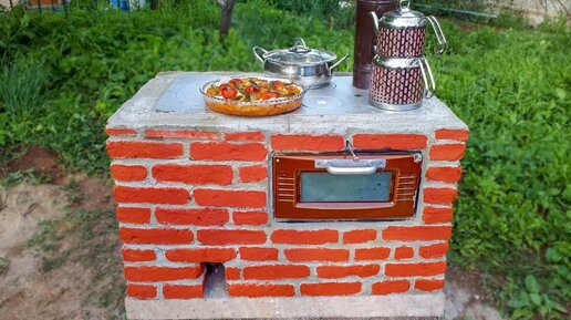 Идеи цементной печи | Бездымная уличная многофункциональная дровяная печь