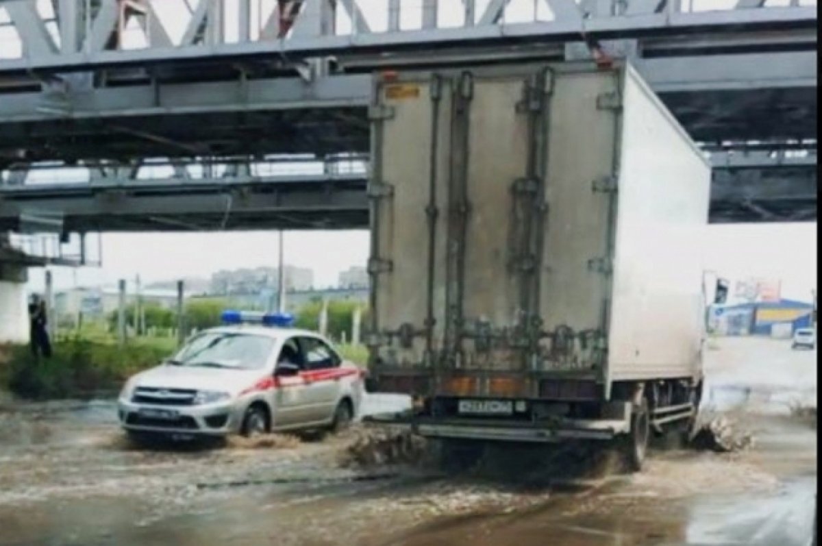    Дорогу под ж/д мостом в Чите могут перекрыть из-за подтопления
