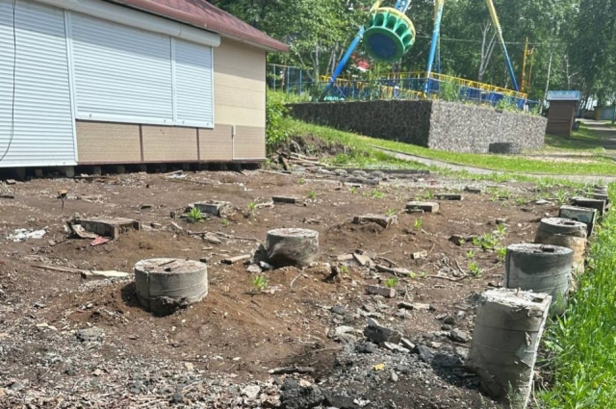    Жители столицы Камчатки ужаснулись состоянию закрытого детского парка