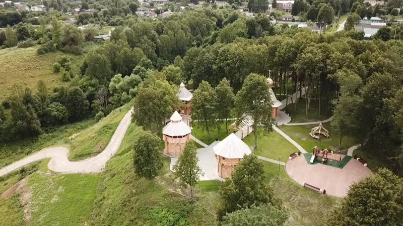 Маленький город в тульской. Лихвинская крепость Чекалин. Соборная гора город Чекалин. Соборная гора Чекалин Тульская область.