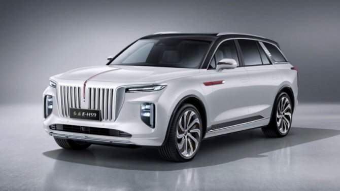     Мощный электрокроссовер Hongqi E-HS9