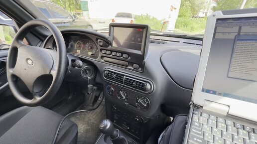 Niva Travel чип тюнинг нового автомобиля с пробегом 280 км с помощью ...