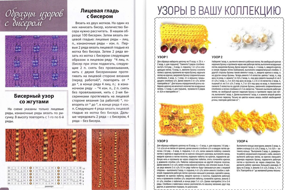 Схемы для плетения браслетов из бисера