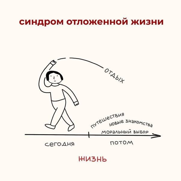 Синдром отложенной жизни: причины, симптомы и способы преодоления