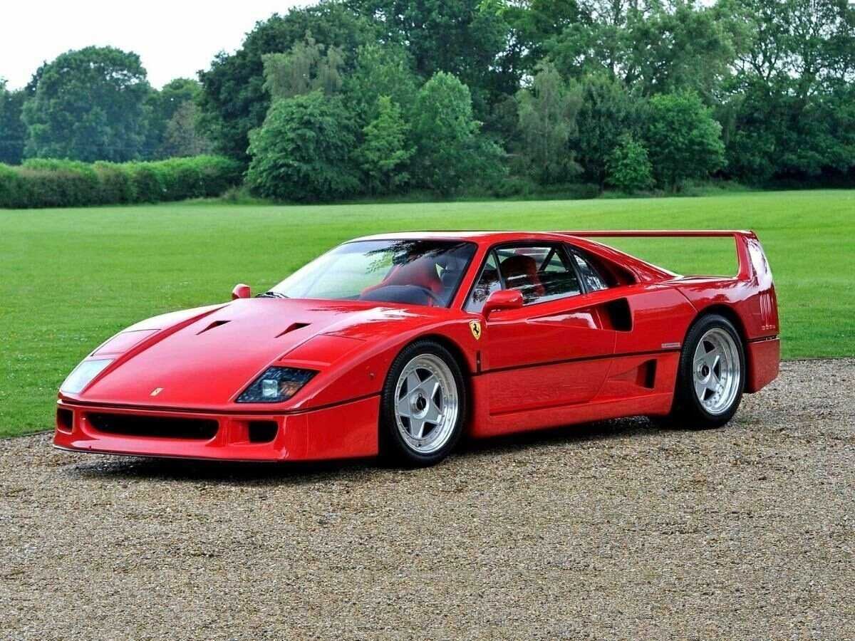 Ferrari f40 зеленая