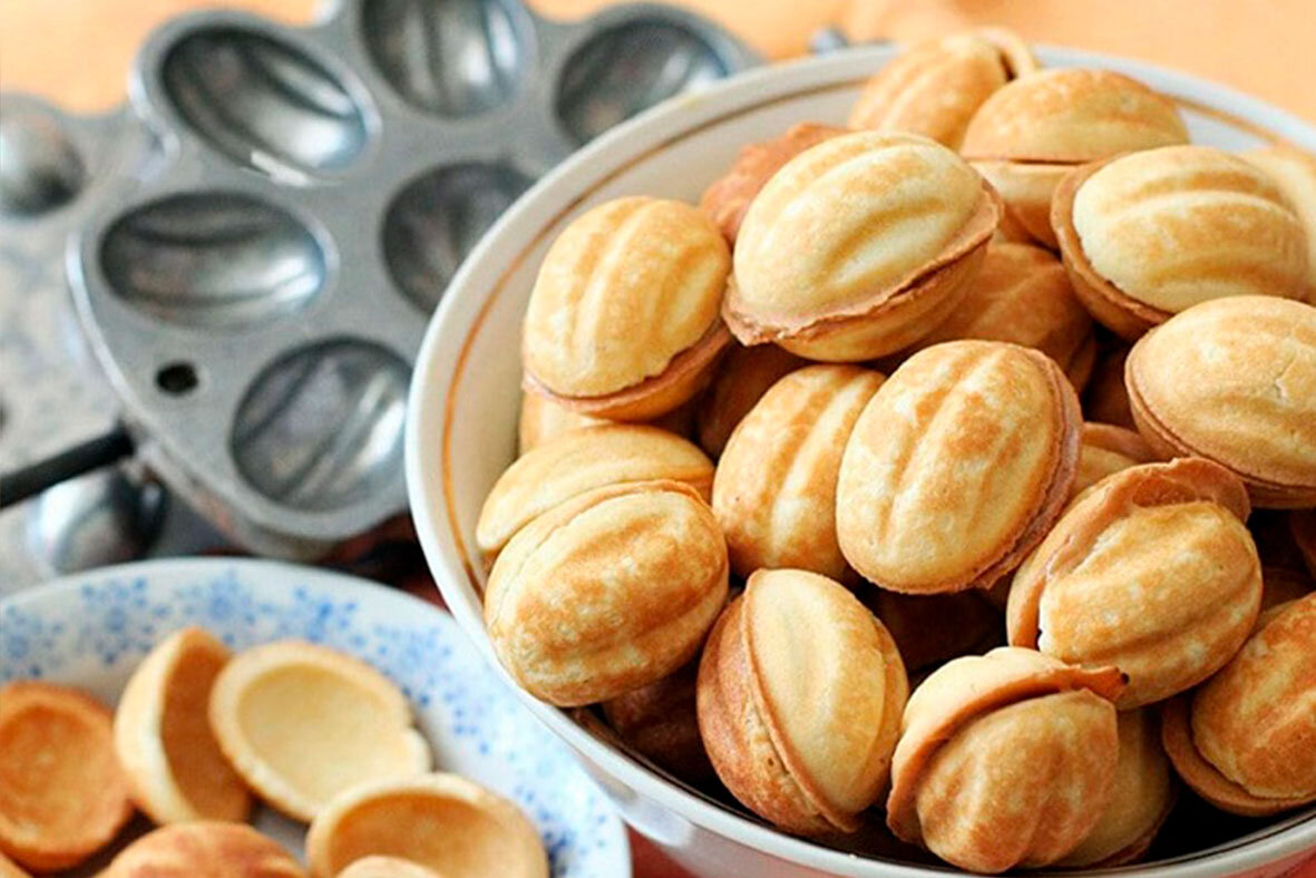Орешки со сгущенкой