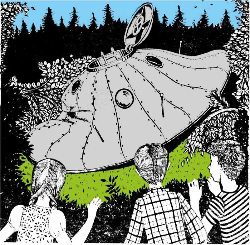 С. Шехов. Иллюстрация к повести Кира Булычева "Звездолет на Вяте". Изображение взято из открытых источников