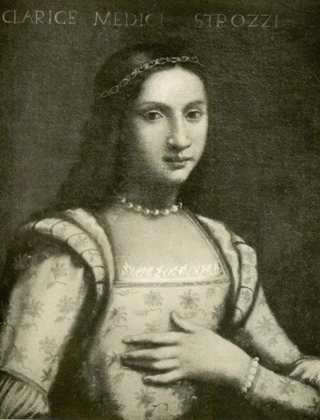 Клариче Медичи. Портрет кисти неизвестного (втр. пол. XVI в.)