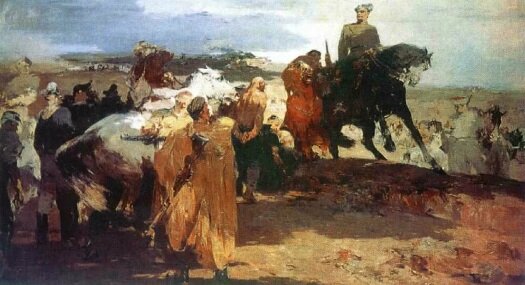 Моисеенко. Генерал Доватор. 1947.