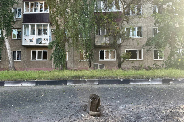    Шебекино после обстрела. Фото: Reuters
