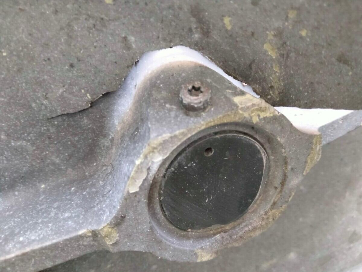    Фрагмент ракеты, применявшейся при обстреле Луганска© Фото : Представительство ЛНР в СЦКК