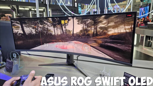 Огромный монитор Asus ROG Swift Oled (PG49WCD) первый обзор на русском