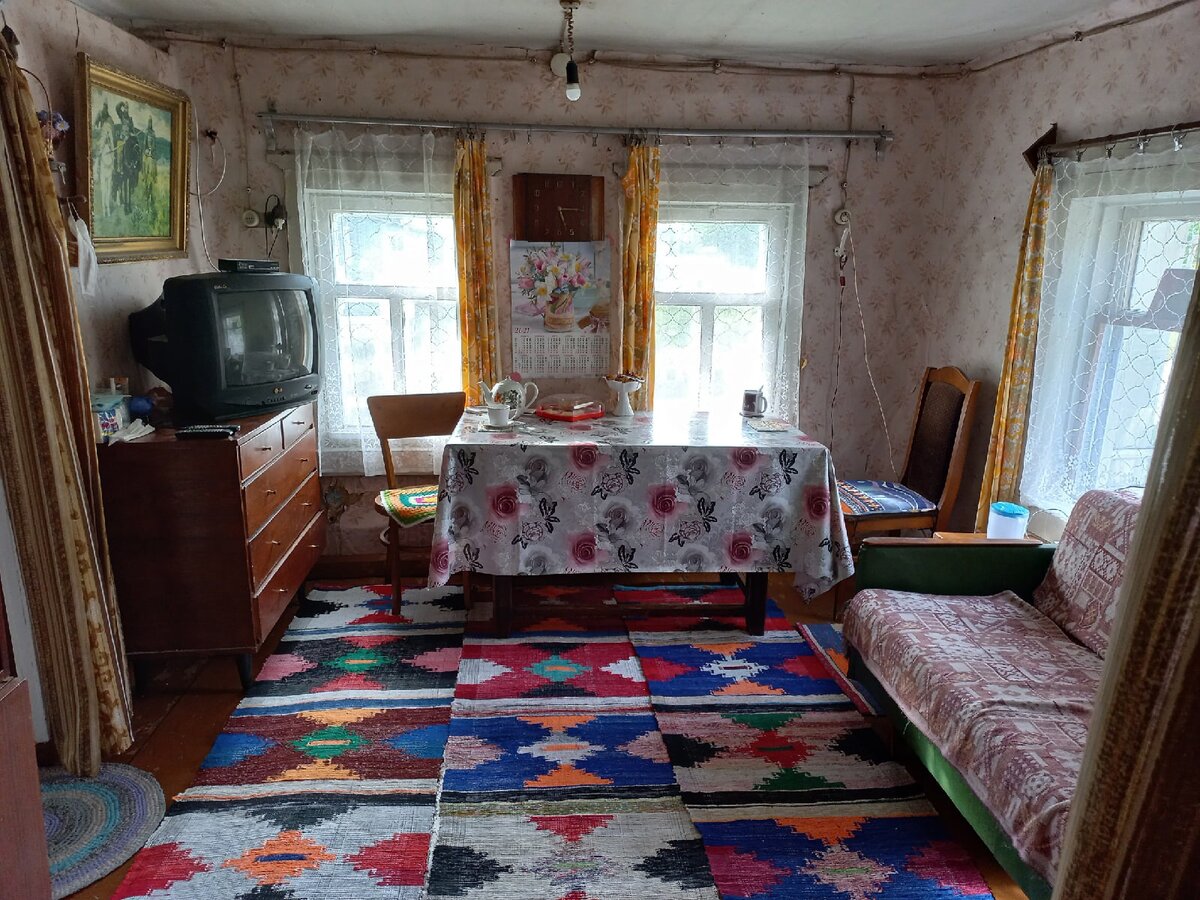 Стараюсь поддерживать дух настоящего домика в деревне.