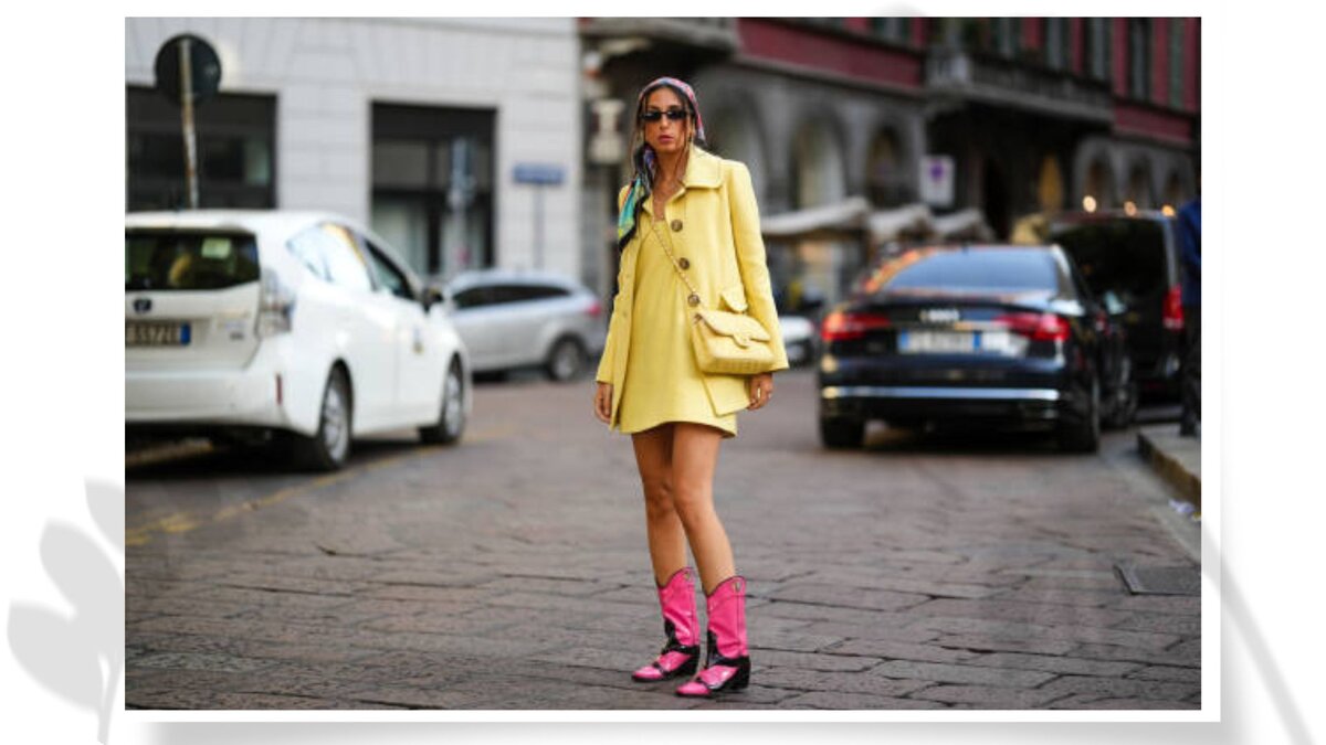 С чем носить желтые ботинки: какую юбку, брюки, верхнюю одежду, аксессуары подобрать