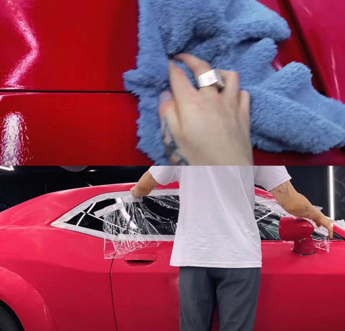 Процесс подготовки авто к нанесению краски 