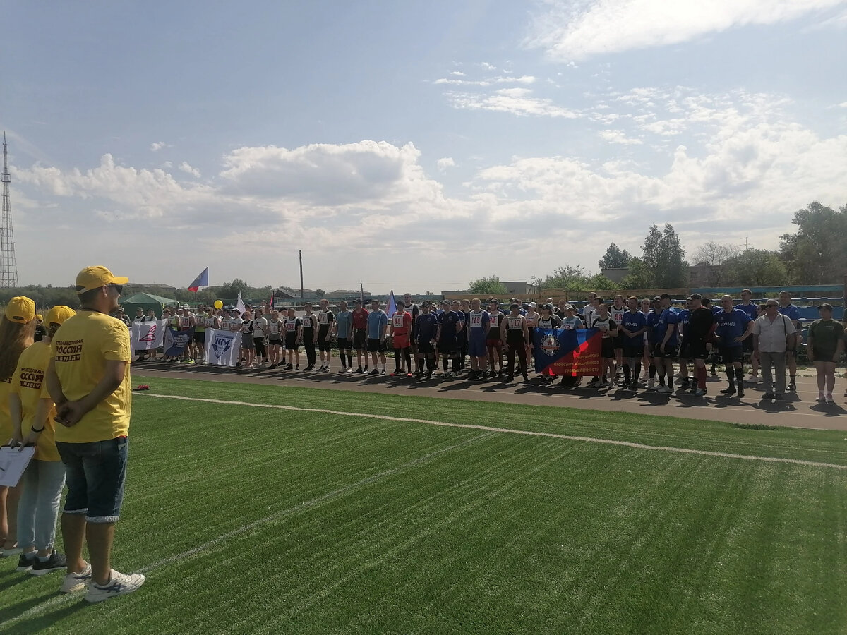 Парад открытия спартакиады 