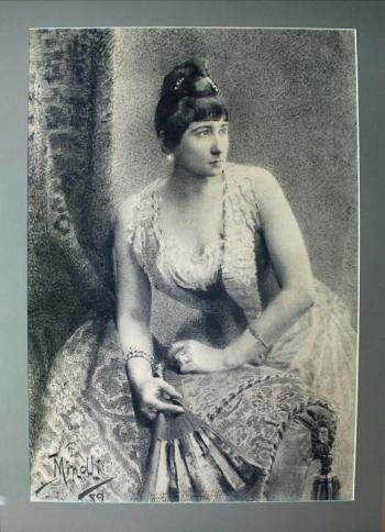 Портрет балерины Б.С. Гузикевич. М.Врубель. 1889. Из коллекции РОМИИ. Ростов-на-Дону