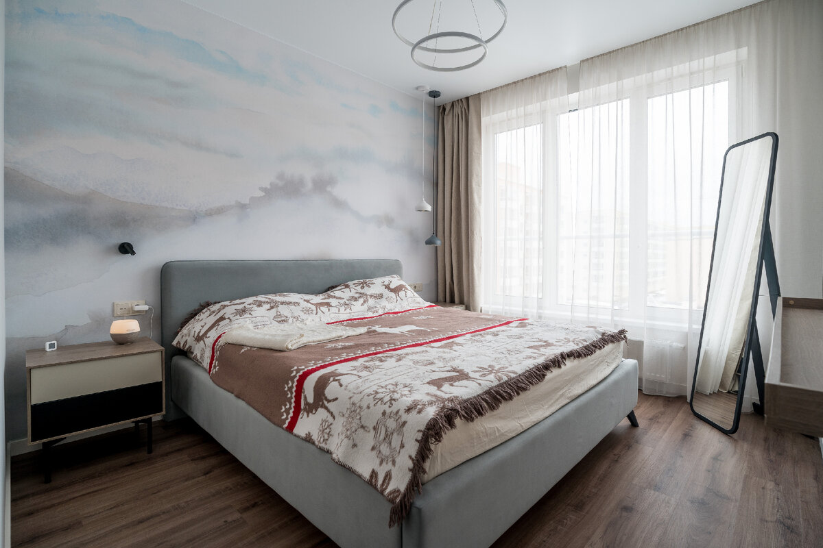 Реальная фотография спальни клиента