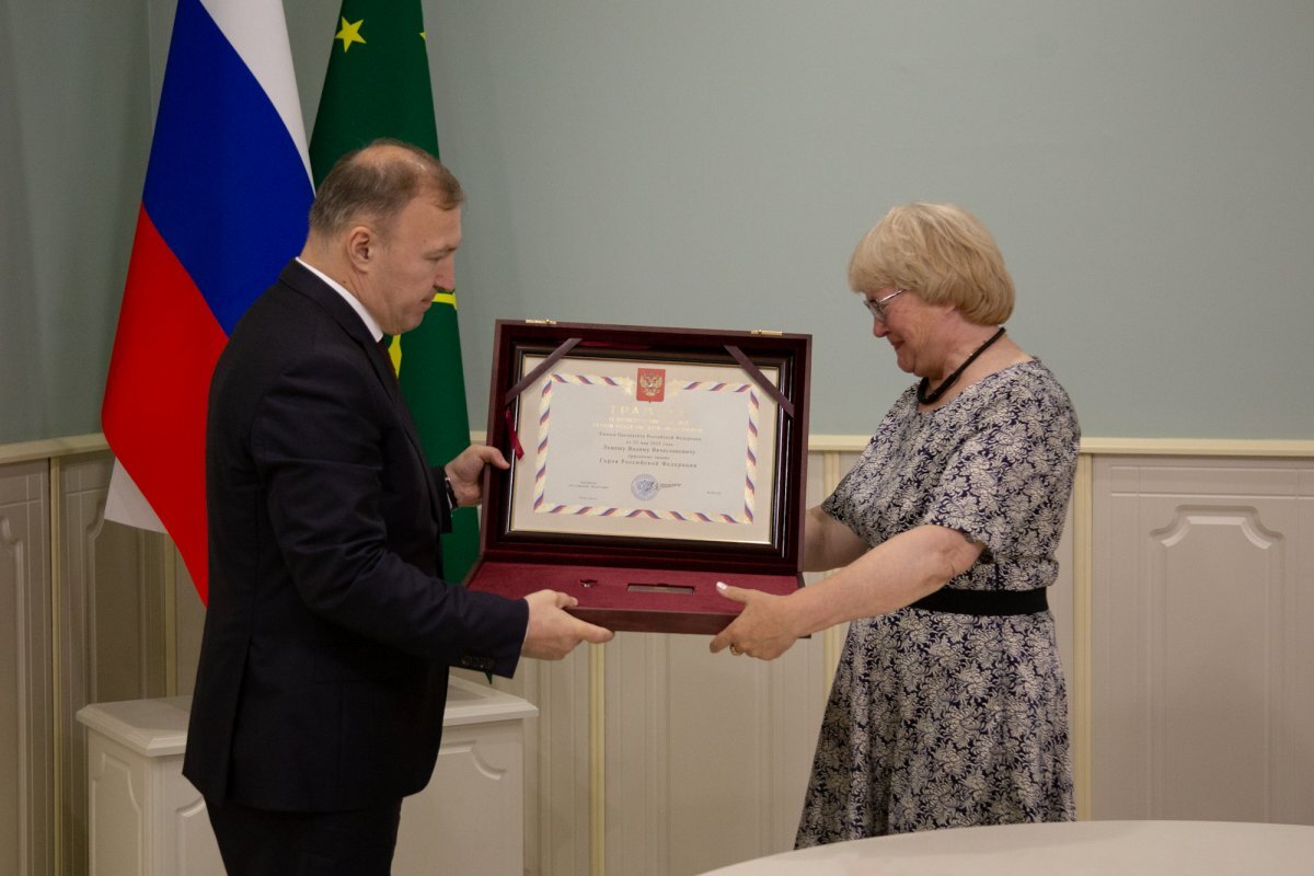    Семье майора Вадима Лемеша передали звезду Героя России