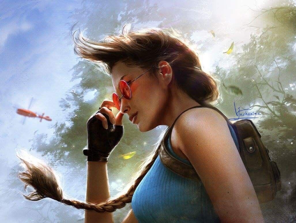 Lara Croft Арт из Интернета