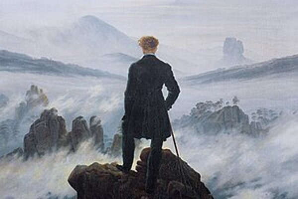 "Странник над морем тумана", Каспар Давид Фридрих, 1818 г.