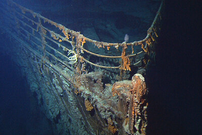    Затонувший "Титаник" ©Courtesy of NOAA/Institute for Exploration/University of Rhode Island (NOAA/IFE/URI) Wikipedia.org