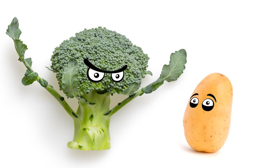 "Что смотришь, все равно меня не съешь". Полезный Брокколи.