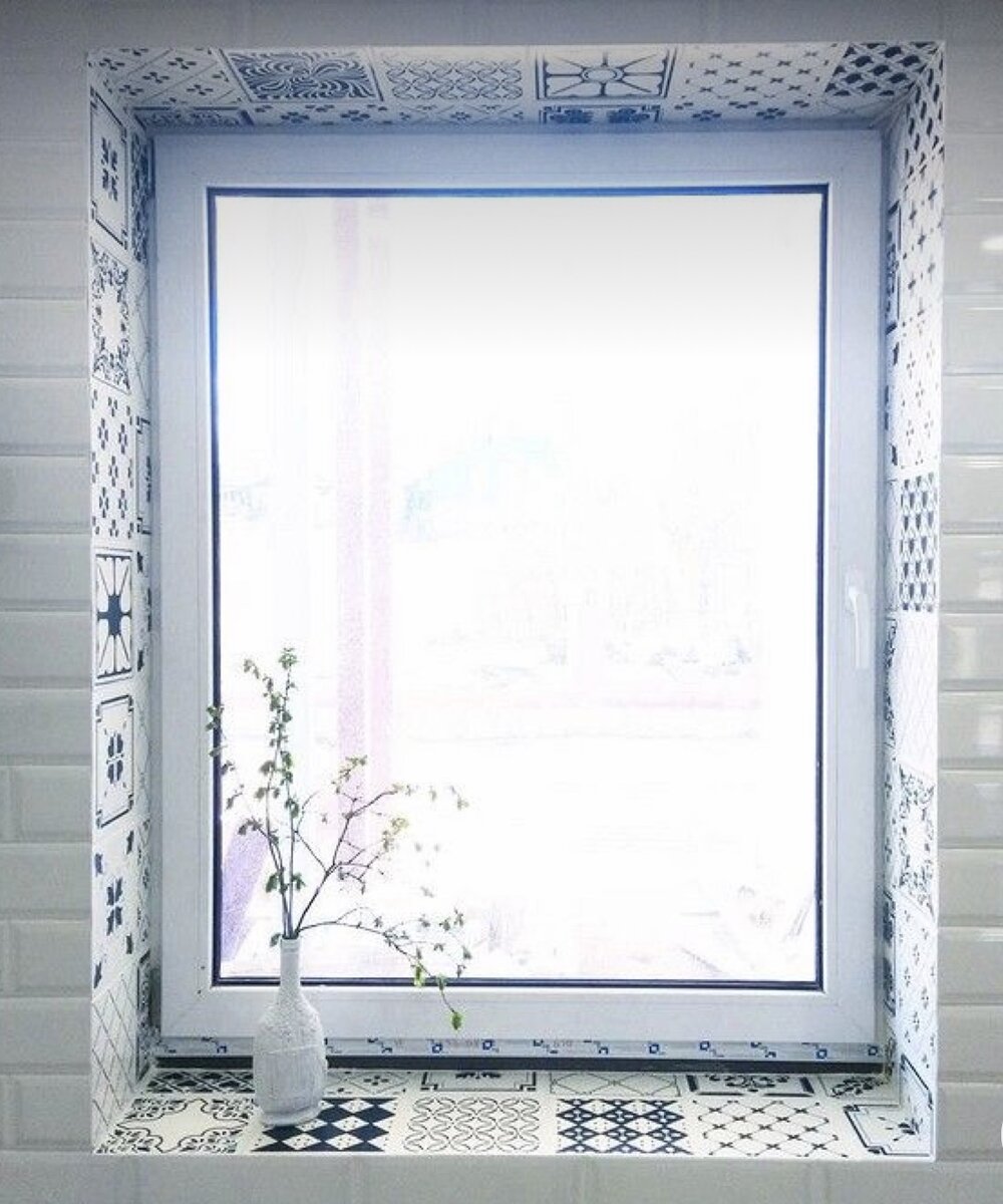 Как оформить оконные откосы, если не белым пластиком? Шесть эффектных ...