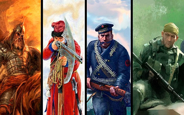 Преемственность поколений воинов РУССКОЙ ИМПЕРИИ (изображение из открытых источников)