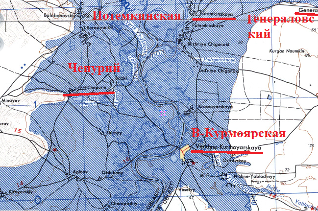 Карта затопления при прорыве цимлянского водохранилища
