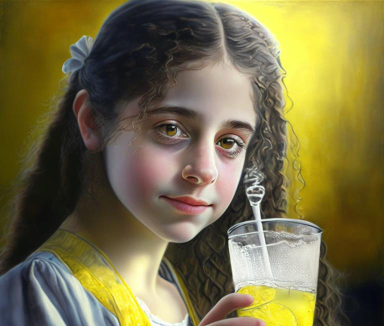 Портрет Сарочки в молодости сгенерированный нейросетями