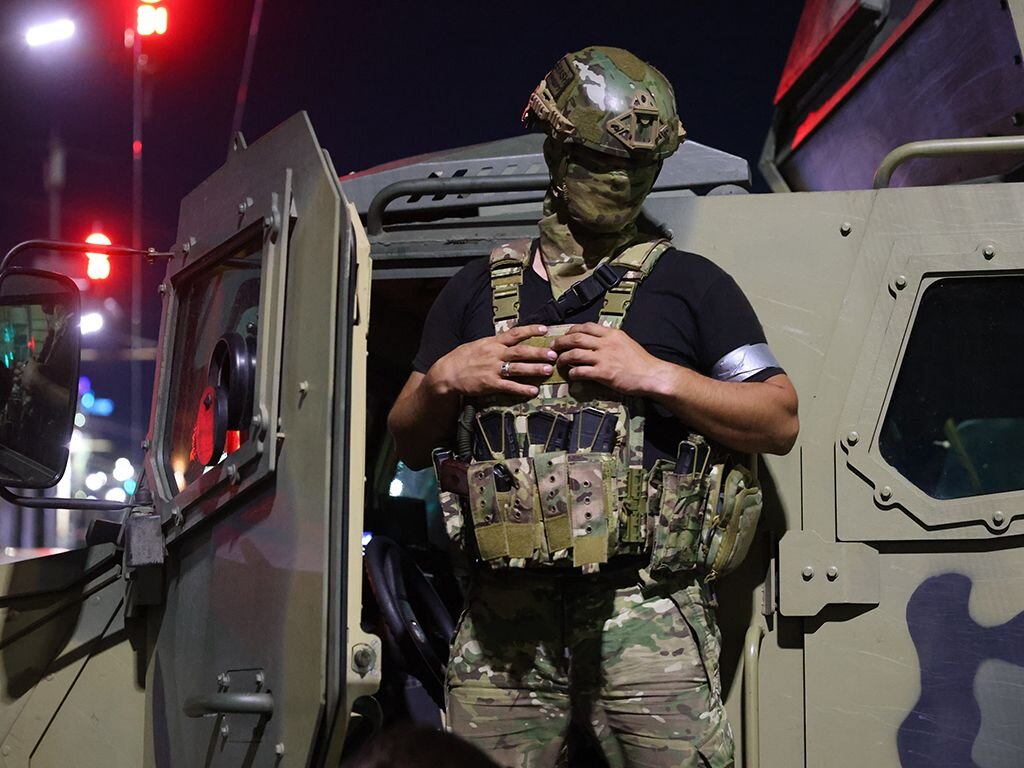    Боец ЧВК «Вагнер» в Ростове-на-Дону Эрик Романенко/ТАСС